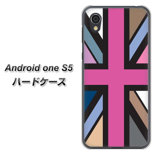 Android One S5 高画質仕上げ 背面印刷 ハードケース【507 ユニオンジャック デスカラー】