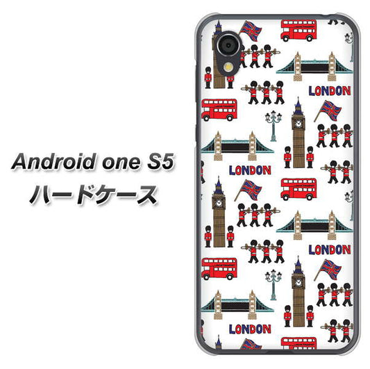 Android One S5 高画質仕上げ 背面印刷 ハードケース【EK811 ロンドンの街】