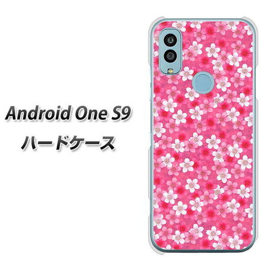 Android One S9 Y!mobile 高画質仕上げ 背面印刷 ハードケース【065 さくら】
