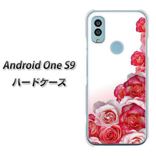 Android One S9 Y!mobile 高画質仕上げ 背面印刷 ハードケース【299 薔薇の壁】