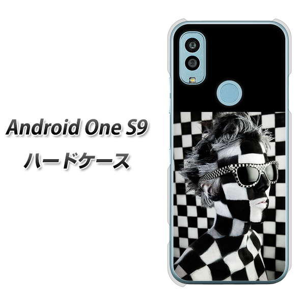 Android One S9 Y!mobile 高画質仕上げ 背面印刷 ハードケース【357 bk&wh】