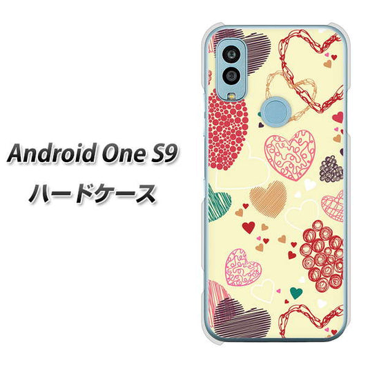 Android One S9 Y!mobile 高画質仕上げ 背面印刷 ハードケース【480 素朴なハート】