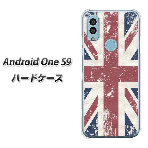 Android One S9 Y!mobile 高画質仕上げ 背面印刷 ハードケース【506 ユニオンジャック ビンテージ】