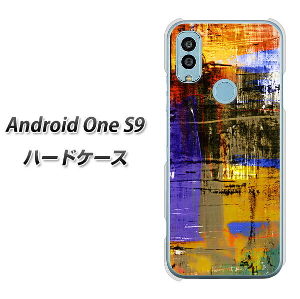 Android One S9 Y!mobile 高画質仕上げ 背面印刷 ハードケース【609 クラッシュアートBL】