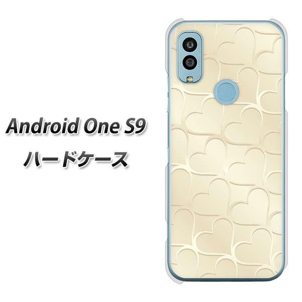 Android One S9 Y!mobile 高画質仕上げ 背面印刷 ハードケース【630 かくれハート】