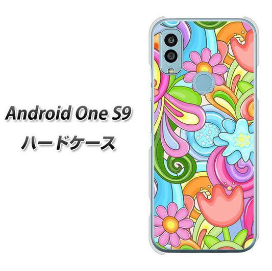 Android One S9 Y!mobile 高画質仕上げ 背面印刷 ハードケース【713 ミラクルフラワー】