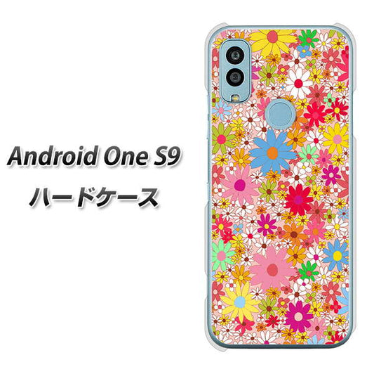 Android One S9 Y!mobile 高画質仕上げ 背面印刷 ハードケース【746 花畑A】