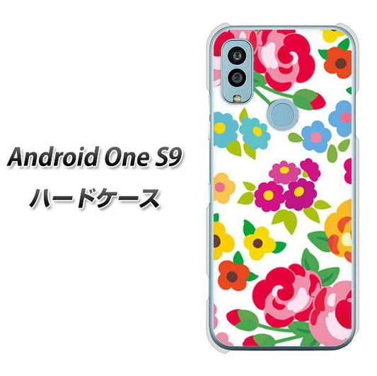 Android One S9 Y!mobile 高画質仕上げ 背面印刷 ハードケース【776 5月のフラワーガーデン】