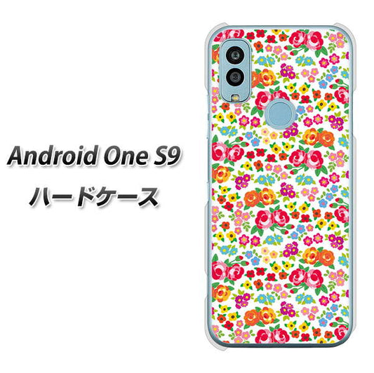 Android One S9 Y!mobile 高画質仕上げ 背面印刷 ハードケース【777 マイクロリバティプリントWH】