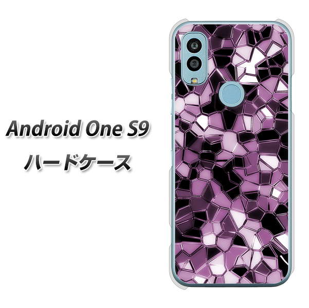 Android One S9 Y!mobile 高画質仕上げ 背面印刷 ハードケース【EK837 テクニカルミラーパープル】