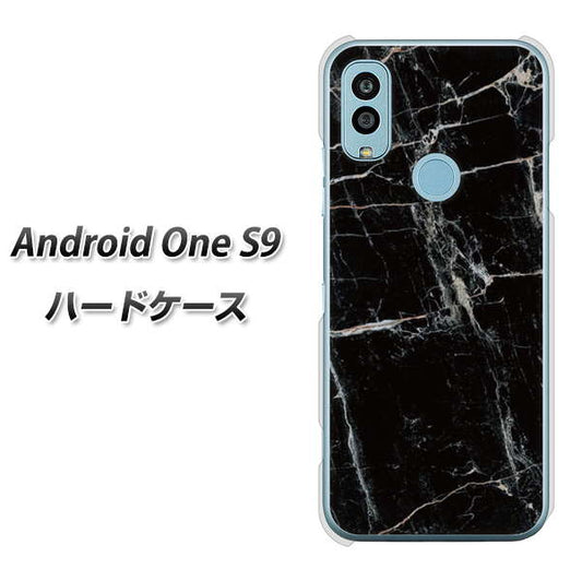 Android One S9 Y!mobile 高画質仕上げ 背面印刷 ハードケース【KM867 大理石BK】