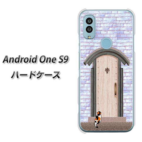 Android One S9 Y!mobile 高画質仕上げ 背面印刷 ハードケース【YA952 石ドア02 素材クリア】