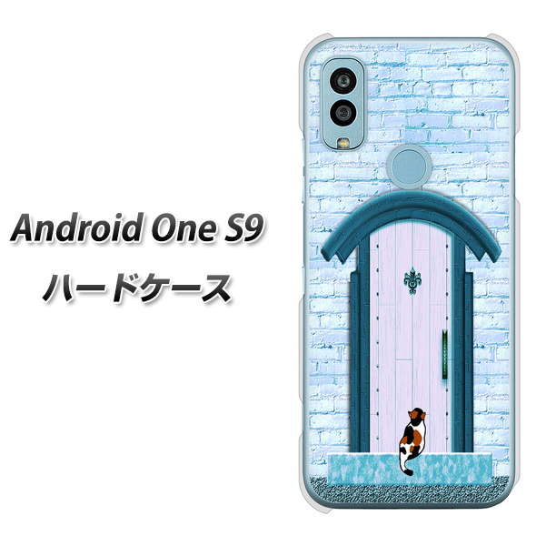 Android One S9 Y!mobile 高画質仕上げ 背面印刷 ハードケース【YA953 石ドア03 素材クリア】