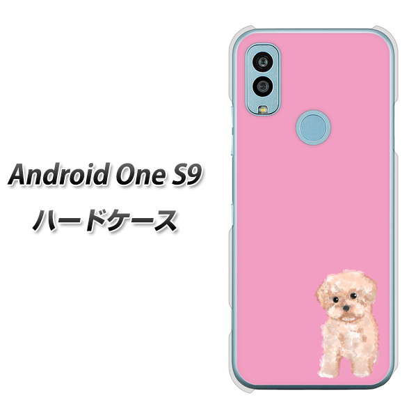 Android One S9 Y!mobile 高画質仕上げ 背面印刷 ハードケース【YJ061 トイプードルアプリコット(ピンク)】