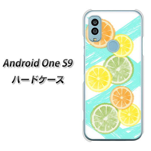 Android One S9 Y!mobile 高画質仕上げ 背面印刷 ハードケース【YJ183 オレンジライム】