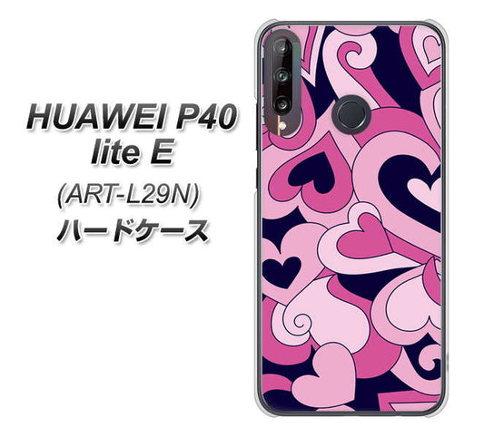 HUAWEI(ファーウェイ) P40 lite E ART-L29N 高画質仕上げ 背面印刷 ハードケース【223 ハートの調べ】