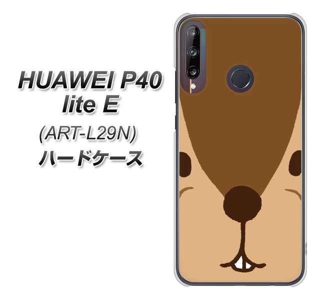 HUAWEI(ファーウェイ) P40 lite E ART-L29N 高画質仕上げ 背面印刷 ハードケース【349 りす】
