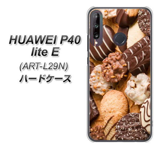 HUAWEI(ファーウェイ) P40 lite E ART-L29N 高画質仕上げ 背面印刷 ハードケース【442 クッキー mix】
