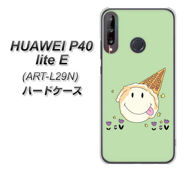 HUAWEI(ファーウェイ) P40 lite E ART-L29N 高画質仕上げ 背面印刷 ハードケース【MA902 アイスクリーム】