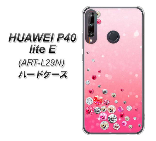 HUAWEI(ファーウェイ) P40 lite E ART-L29N 高画質仕上げ 背面印刷 ハードケース【SC822 スワロデコ風プリント】