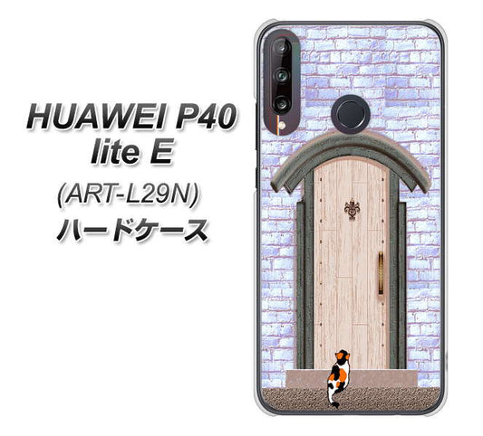 HUAWEI(ファーウェイ) P40 lite E ART-L29N 高画質仕上げ 背面印刷 ハードケース【YA952 石ドア02 素材クリア】