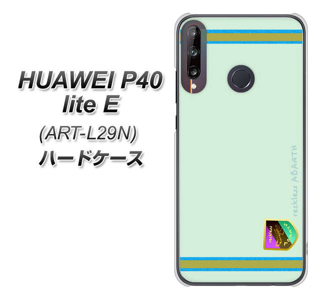 HUAWEI(ファーウェイ) P40 lite E ART-L29N 高画質仕上げ 背面印刷 ハードケース【YC938 アバルト09】