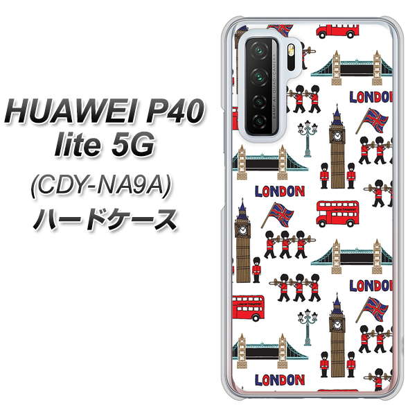 HUAWEI(ファーウェイ) P40 lite 5G CDY-NA9A 高画質仕上げ 背面印刷 ハードケース【EK811 ロンドンの街】