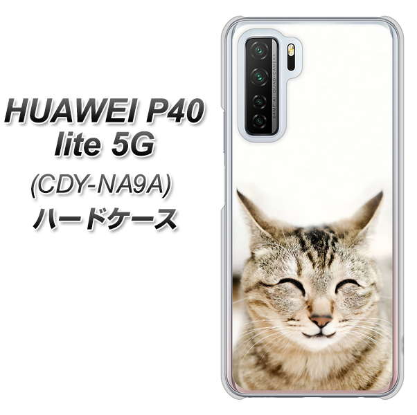 HUAWEI(ファーウェイ) P40 lite 5G CDY-NA9A 高画質仕上げ 背面印刷 ハードケース【VA801 笑福ねこ】