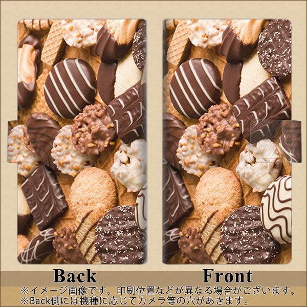 au ギャラクシー S20 5G SCG01 画質仕上げ プリント手帳型ケース(薄型スリム)【442 クッキー mix】