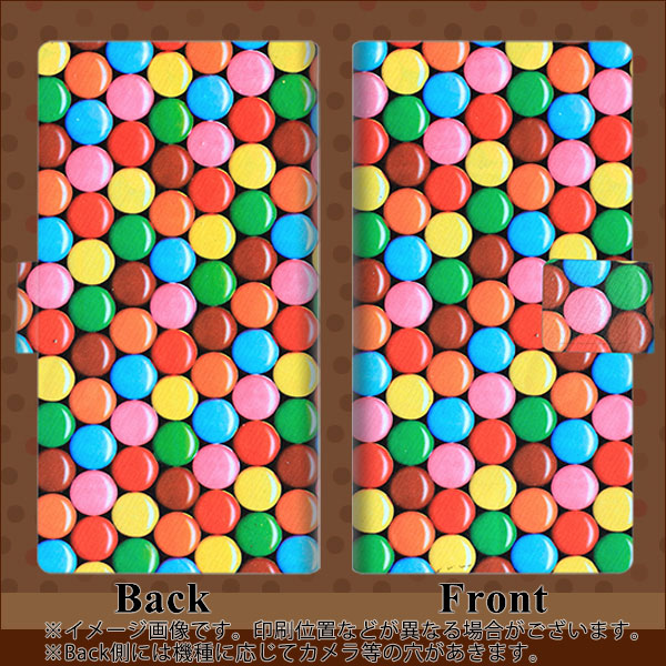 iPhone6 PLUS 画質仕上げ プリント手帳型ケース(薄型スリム)【448 マーブルチョコ】