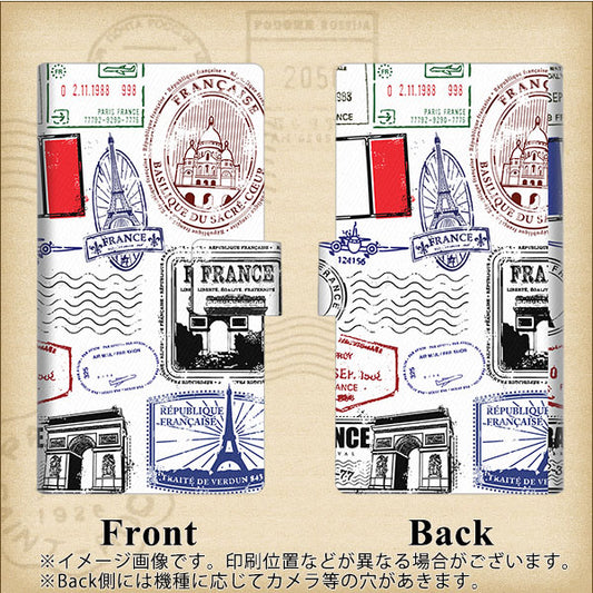 Softbank アクオス R5G 908SH 高画質仕上げ プリント手帳型ケース(薄型スリム)【592 ＦＲＡＮＣＥ】