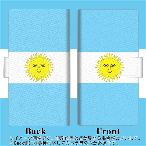 docomo ギャラクシーA51 SC-54A 画質仕上げ プリント手帳型ケース(薄型スリム)【666 アルゼンチン】