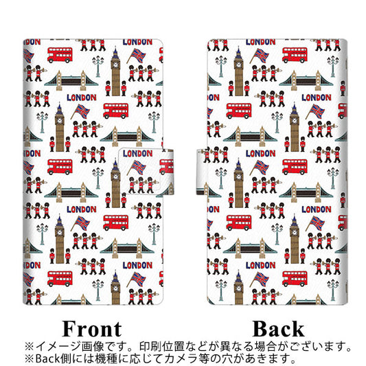 Softbank アクオスR コンパクト 701SH 高画質仕上げ プリント手帳型ケース(薄型スリム)【EK811 ロンドンの街】