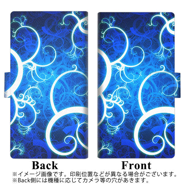 SoftBank Xiaomi(シャオミ)Redmi Note 9T A001XM 高画質仕上げ プリント手帳型ケース(薄型スリム)【EK850 神秘の草】
