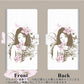 SoftBank アクオスR 605SH 高画質仕上げ プリント手帳型ケース(薄型スリム)【EK918  優雅な女性】
