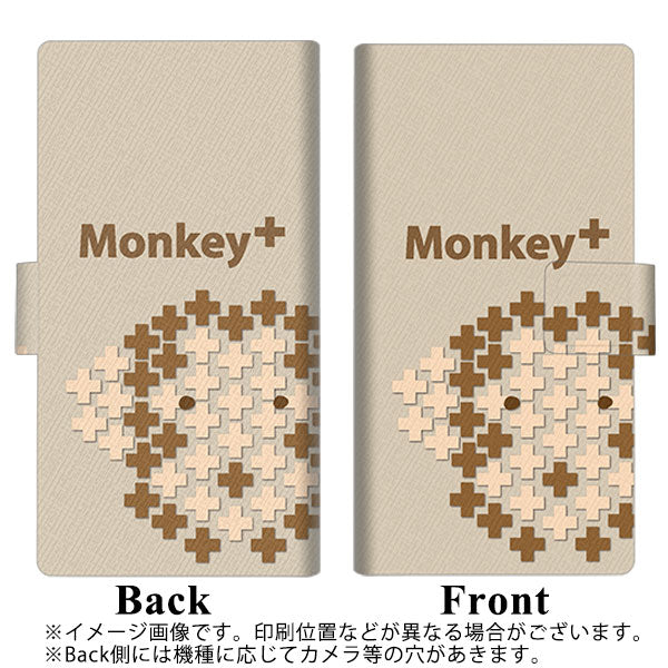 docomo エクスペリア XZ2 SO-03K 画質仕上げ プリント手帳型ケース(薄型スリム)【IA803 Monkey+】