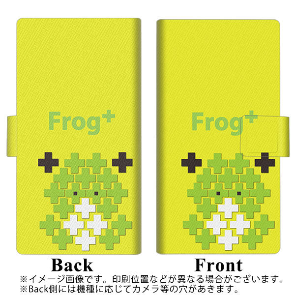 AQUOS wish SHG06 au 画質仕上げ プリント手帳型ケース(薄型スリム)【IA806  Frog＋】
