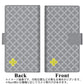 Xperia 5 IV A204SO SoftBank 画質仕上げ プリント手帳型ケース(薄型スリム)【IB900  クロスドット_グレー】