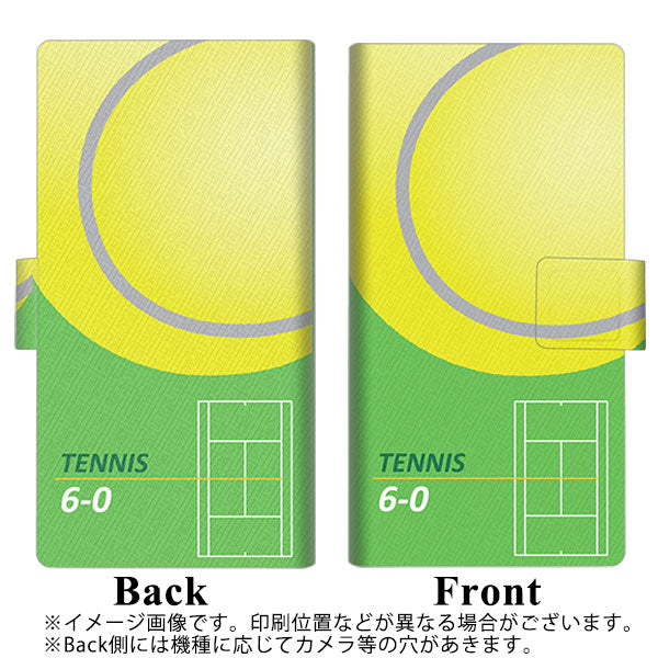 docomo エクスペリア XZ2 SO-03K 画質仕上げ プリント手帳型ケース(薄型スリム)【IB920 TENNIS】