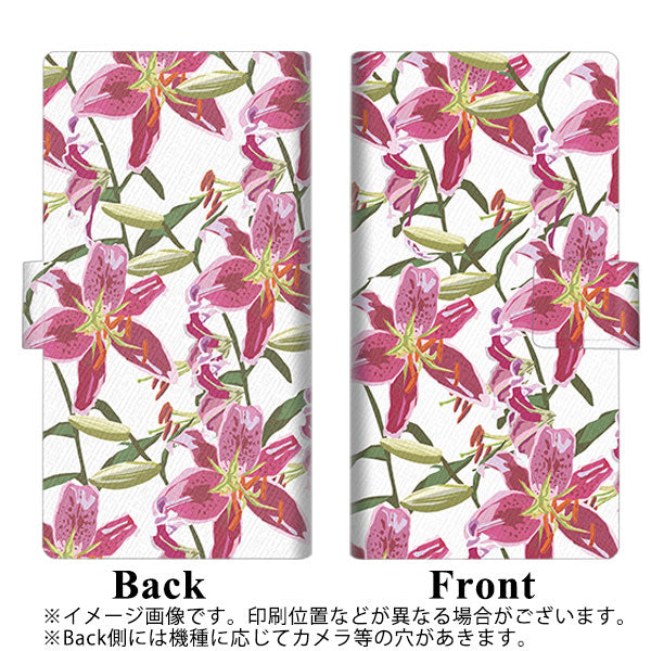 iPhone6 画質仕上げ プリント手帳型ケース(薄型スリム)【SC892 ボタニカル スカーレットリリー】