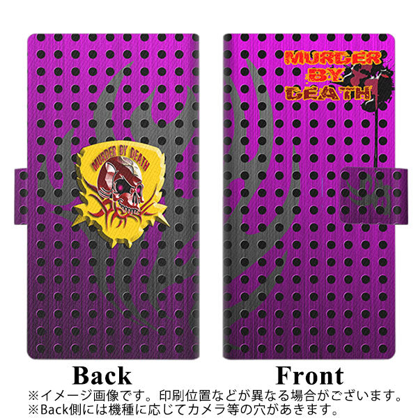 au アクオスR コンパクト SHV41 画質仕上げ プリント手帳型ケース(薄型スリム)【YA921 MURDER01】