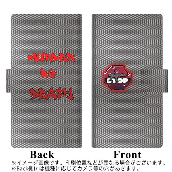 HUAWEI(ファーウェイ) P40 lite E ART-L29N 画質仕上げ プリント手帳型ケース(薄型スリム)【YA923 MURDER03】