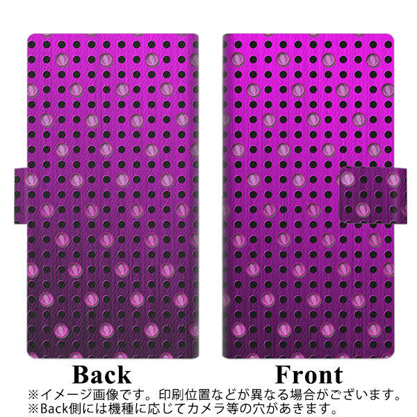 docomo エクスペリア XZ2 SO-03K 画質仕上げ プリント手帳型ケース(薄型スリム)【YA925 dot01】