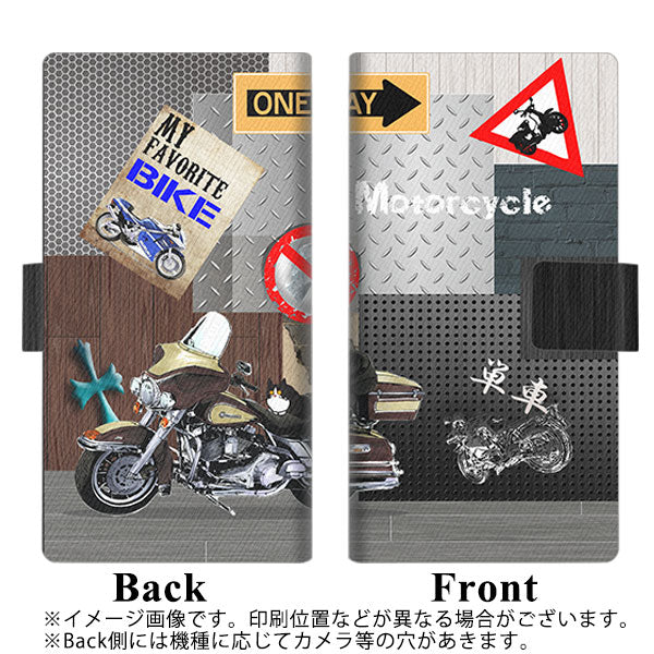 アクオス R2 コンパクト SH-M09 画質仕上げ プリント手帳型ケース(薄型スリム)【YA940 ハーレー】
