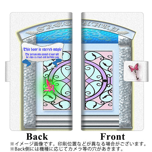 SIMフリー エクスペリア10 III Lite XQ-BT44 画質仕上げ プリント手帳型ケース(薄型スリム)【YA966 魔法のドア01】