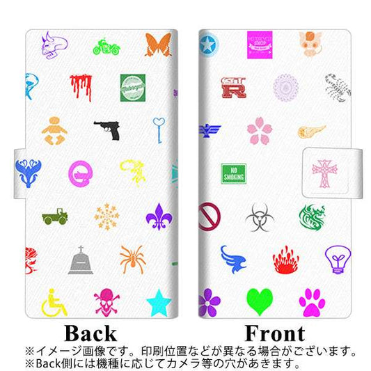 SoftBank アクオスR 605SH 高画質仕上げ プリント手帳型ケース(薄型スリム)【YB814 パターン01】