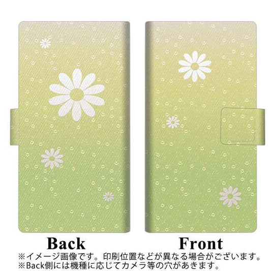 Softbank アクオス R5G 908SH 高画質仕上げ プリント手帳型ケース(薄型スリム)【YB868 フラワーソーダ01】