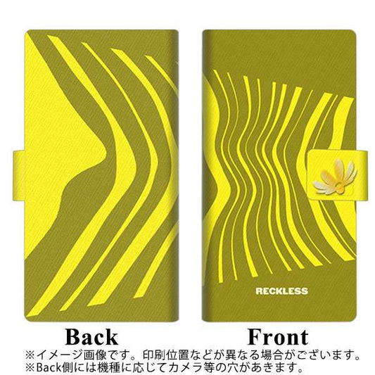 Softbank アクオス R5G 908SH 高画質仕上げ プリント手帳型ケース(薄型スリム)【YB982 ウェーブモーション03】