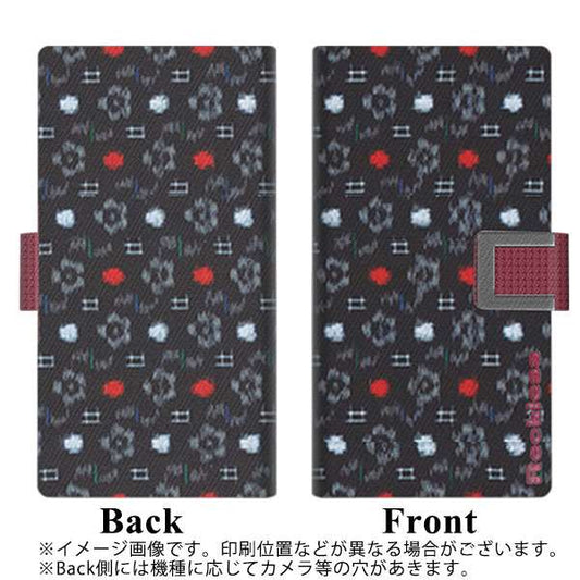 SoftBank LG V60 ThinQ 5G A001LG 高画質仕上げ プリント手帳型ケース(薄型スリム)【YC846 絣03】