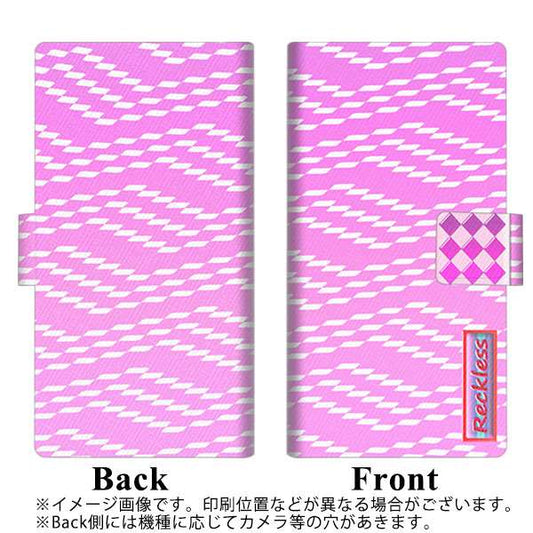 SoftBank アクオス Xx3 mini 603SH 高画質仕上げ プリント手帳型ケース(薄型スリム)【YC852 ドットパターンピンク】